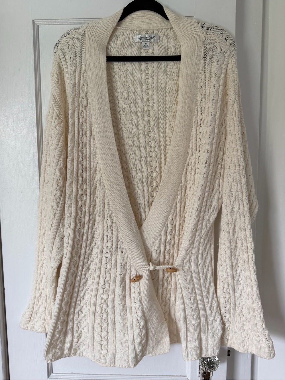Coldwater Creek Silk and Cotton Blend Sweater